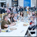 Asistentes a la Cena del Hambre de Manos Unidas Valencia.