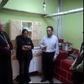 Monseñor Pedro Barreto en Perú visita las cocinas mejoradas de proyectos apoyados por Manos Unidas. Fotos Cártias Huancayo