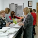 Las organizadoras han trabajado con gran ilusión para la celebración de esta primera cena del hambre. 