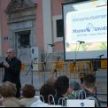 Monseñor Arturo Ros dirigió unas palabras a los asistentes a la Cena del Hambre