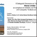 Invitación al Acto de Presentación de Campaña de Manos Unidas en Zaragoza