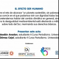 Reverso. Invitación al Acto de Presentación de Campaña de Manos Unidas en Zaragoza