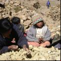 Mujeres mineras en Japo, Bolivia