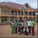 Manuel Fernández García, Misioneros de África, con personal del Centro Pedagógico de Bunia.