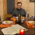 Cena del Hambre en Torrent en la que participó el párroco Jesús Corbí. 