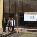 Clara Pardo, presidenta de Manos Unidas, Isabel Vogel, responsable de proyectos de Manos Unidas y Carlos Vicente Alconcé, cordinador expatriado del covenio, en el acto de cierre del convenio con Ecuador. Foto Ana Pérez/Manos Unidas