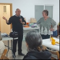 Cena del Hambre en la comarcal de Manos Unidas Valencia en Yátova. 