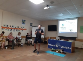 Momentos del I Campamento Intergeneracional "Manos que cuidan". Foto: Manos Unidas