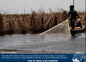 Dale un pescado a un hombre y comerá un día; enséñale a pescar, y lo alimentarás para siempre
