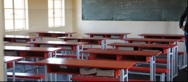 aula, escuela, secundaria, rural