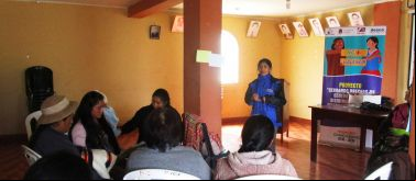 Cerrando brechas de género para la disminución de violencia contra mujeres en Perú. Foto: Manos Unidas