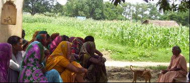 Encuentro de mujeres en una población rural de la India. Foto: Manos Unidas