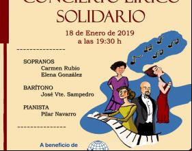 Concierto Lírico Solidario organizado por Manos Unidas Sagunto.