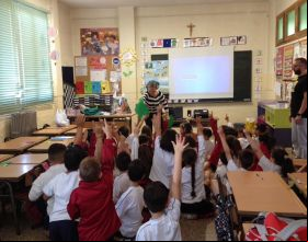 Taller de cuentacuentos de Manos Unidas
