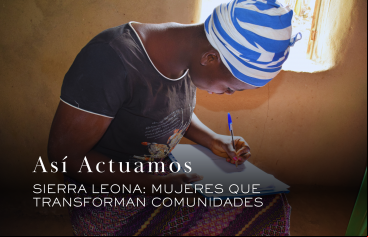 Así Actuamos: Sierra Leona, mujeres que transforman comunidades. Fotografía: Patricia Garrido