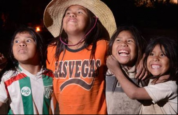 Un grupo de niños ayoreos totobiegosode.