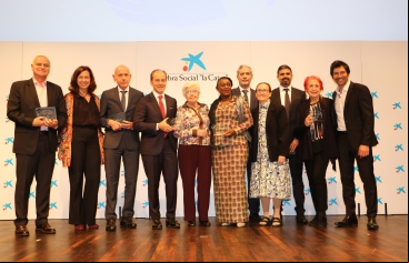 Acto de entrega de premios 60 aniversario de Manos Unidas