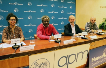 Mesa redonda: Hambre, violencia y cambio climático: el caso de Haití. Foto: Javier Mármol