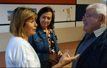 La Cena del Hambre de Denia contó con la visita de Manos Unidas, Clara Pardo. 