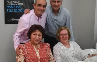 Pedro Fernández, Pedro Luengo, Pepita Blasco y Trinidad Grau. 