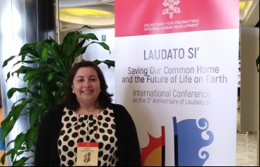 Laura Menéndez en la Conferencia Internacional "Salvar nuestra casa común y el futuro de la vida en la Tierra"