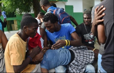 Afectados por el último terremoto de Haití. Captura de vídeo publicado en CNN Español