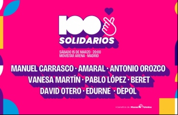 ‘CADENA 100: SOLIDARIOS’ se celebrará el 15 de marzo en el Movistar Arena