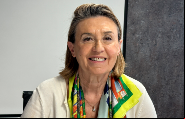 Cecilia Pilar Gracia renueva su cargo como presidenta de Manos Unidas. Fotografía: Marta Carreño