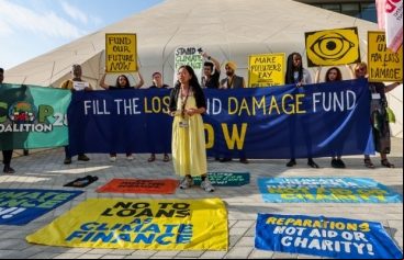 CIDSE pedirá respuestas ante la crisis climática en la COP29 . Fotografía: Mahmoud Khaled | CIDSE