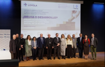 Jornada Deuda o Desarrollo. Fotografía: Guillermo Aguilar. Universidad Loyola.