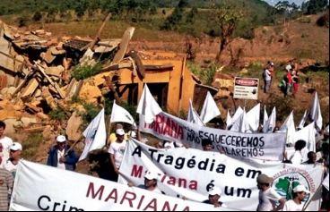 Los afectados por el vertido de Mariana (Brasil) reclaman justicia.