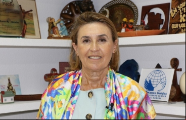 Cecilia Pilar, presidenta de Manos Unidas. Foto: Irene H. Sanjuán