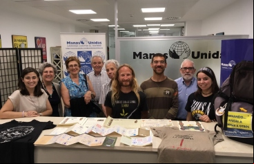 Manos Unidas Valencia recibe a Rubén Arnal, joven solidario