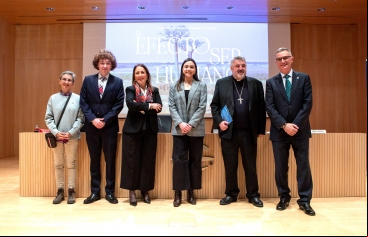 Intervinientes en el acto de presentación de la LXV Campaña de Manos Unidas