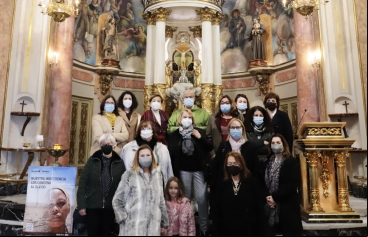 Acción de gracias en la comarcal de Paterna de Manos Unidas Valencia. 