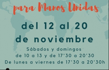 Rastrillo Solidario para Manos Unidas