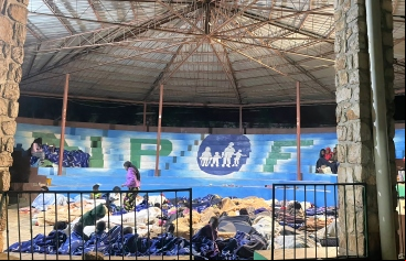 Albergue para damnificados por el terremoto de Haití. Foto:NPH