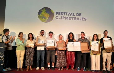 Participantes en le Festival de Clipmetrajes. Foto: Javier Huesa