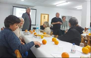 Cena del Hambre en la comarcal de Manos Unidas Valencia en Yátova. 
