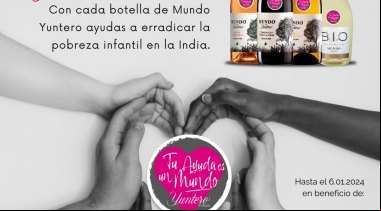 Campaña solidaria Bodegas Yuntero. Manos Unidas 