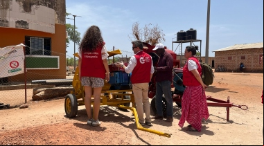 Visita de la agencia de cooperación a Bignona