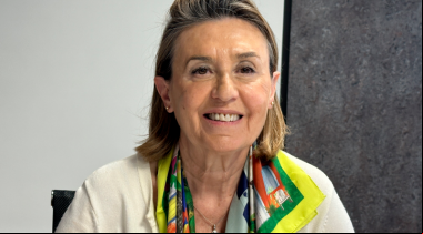 Cecilia Pilar Gracia renueva su cargo como presidenta de Manos Unidas. Fotografía: Marta Carreño