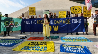 CIDSE pedirá respuestas ante la crisis climática en la COP29 . Fotografía: Mahmoud Khaled | CIDSE