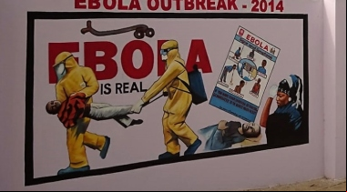 Sensibilización sobre el ébola en Sierra Leona. Foto Caritas Freetown/Manos Unidas