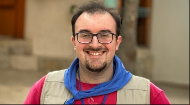 Adrián González, el delegado más joven de Manos Unidas