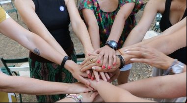 Voluntarios. Foto de Irene Hernández- Sanjuán