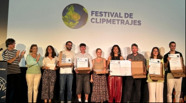 Participantes en le Festival de Clipmetrajes. Foto: Javier Huesa